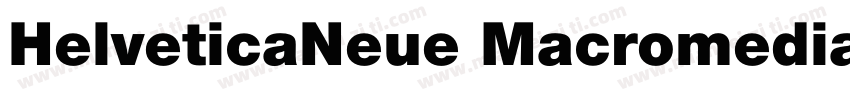 HelveticaNeue Macromedia Fontograph字体转换